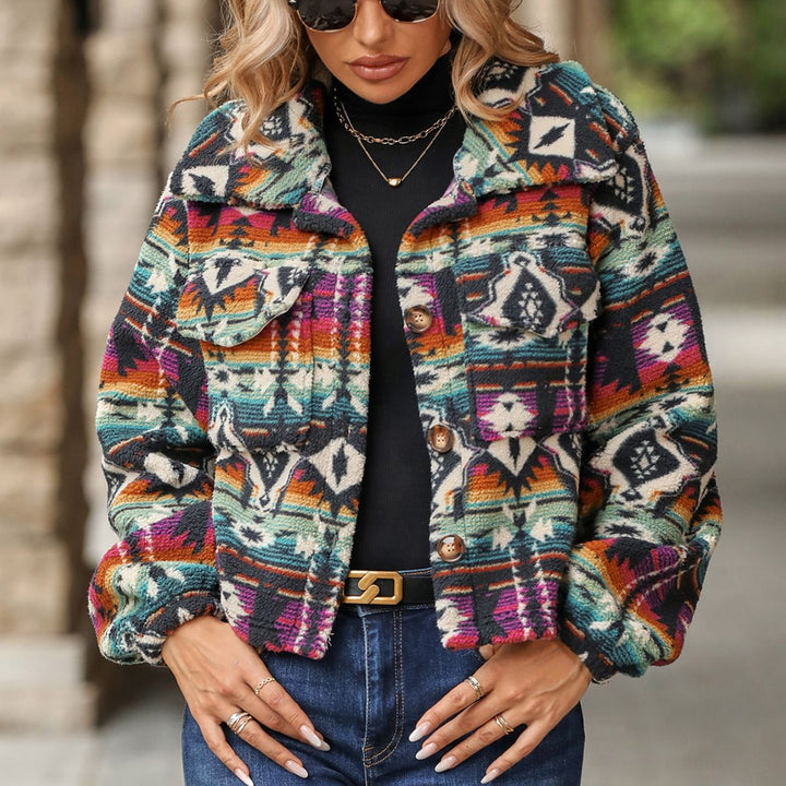 Drune | Print Bomberjacke - Lebhaftes Statement-Stück - Weiches Material - Lässiger Chic