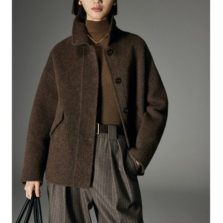 Damen Stilvolle Wolljacke Drune