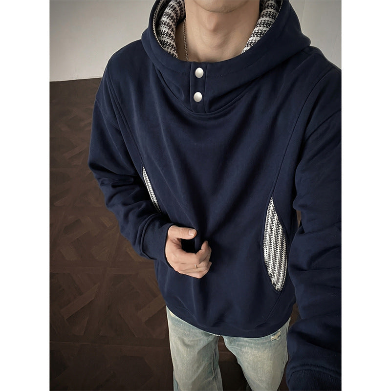 Herren Oversized Kapuzenpullover Drune