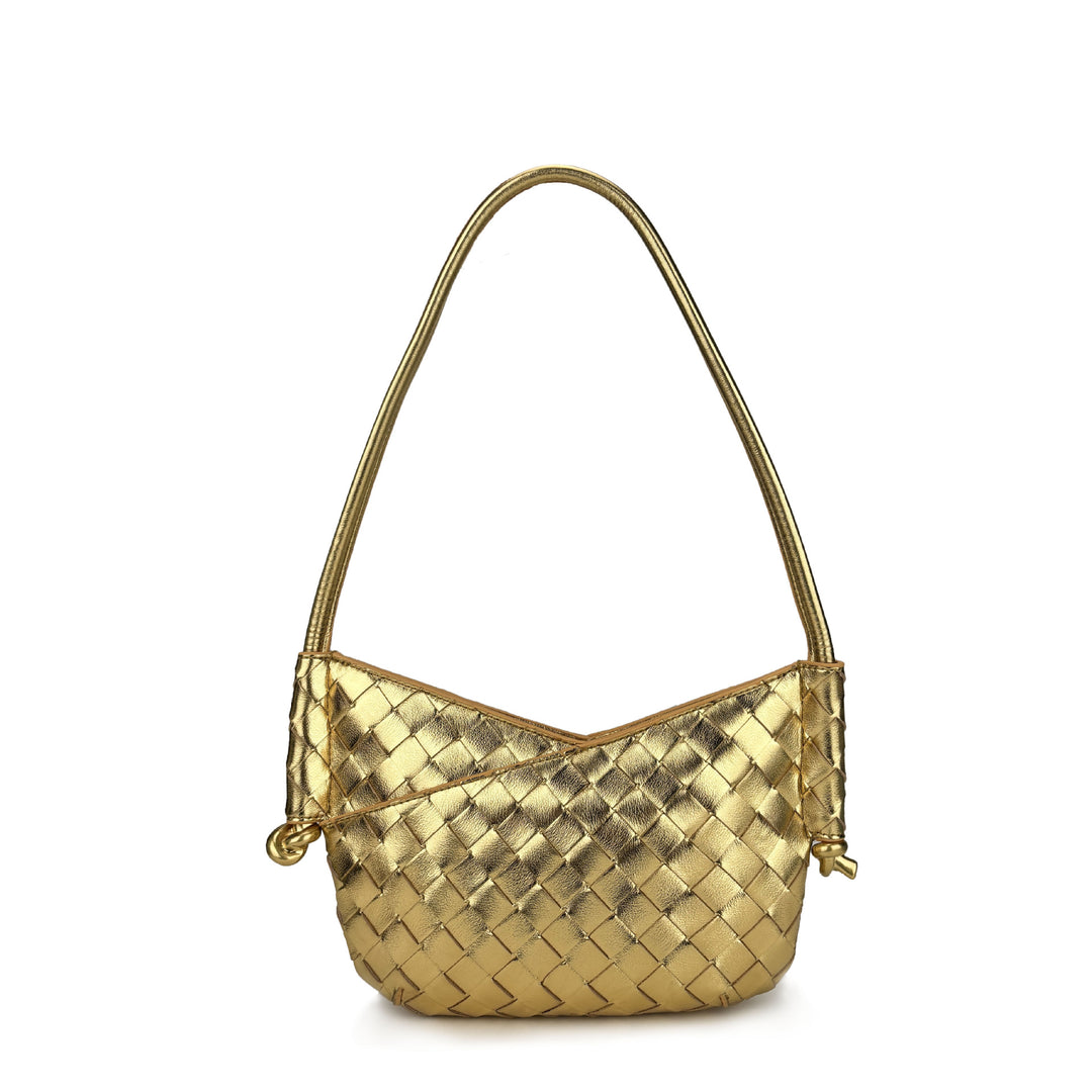 Damen Gewebte Lederhandtasche Drune