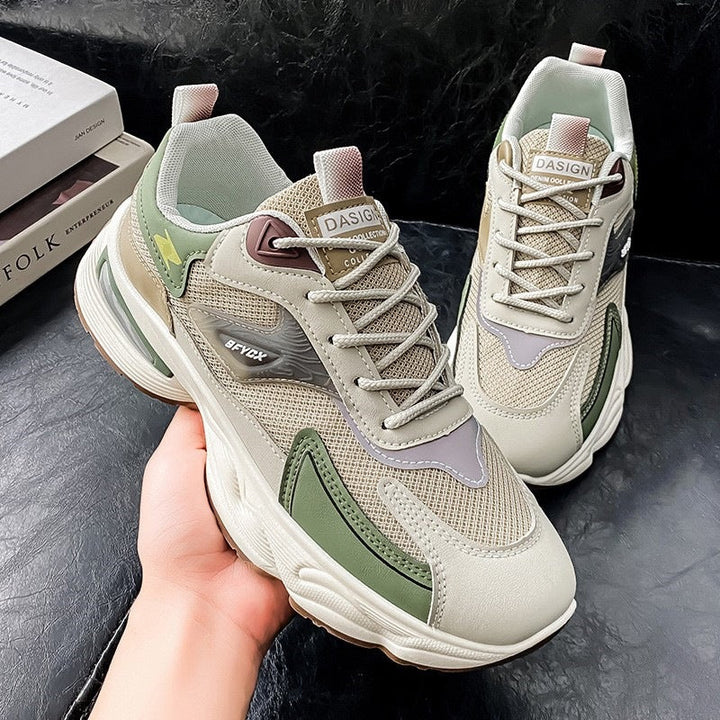 Damen Sneaker mit atmungsaktiver Mesh-Oberfläche und stabiler Dämpfung Drune