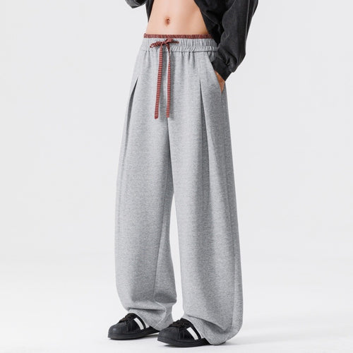 Damen Extrabreite Lounge-Sweathose mit Tunnelzug, Ballonbeinen & eingearbeiteten Seitentaschen Drune