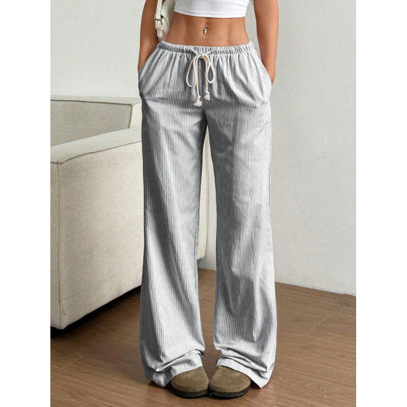 Damen Weit geschnittene Cordhose mit praktischen Eingrifftaschen Drune