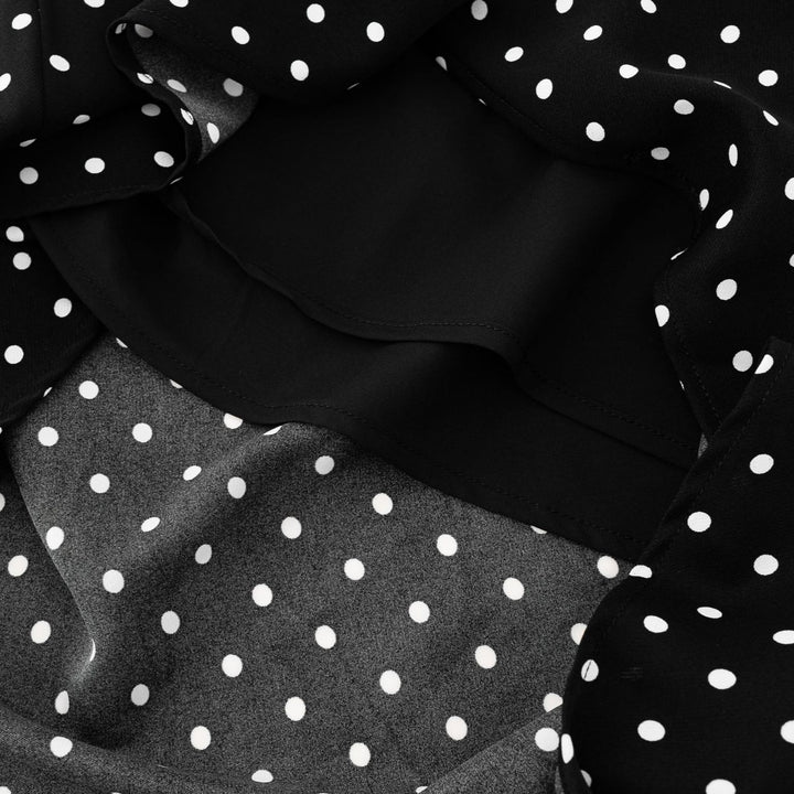Damen Maxikleid mit halterneck Trägern und verspieltem Punkten-Muster Drune