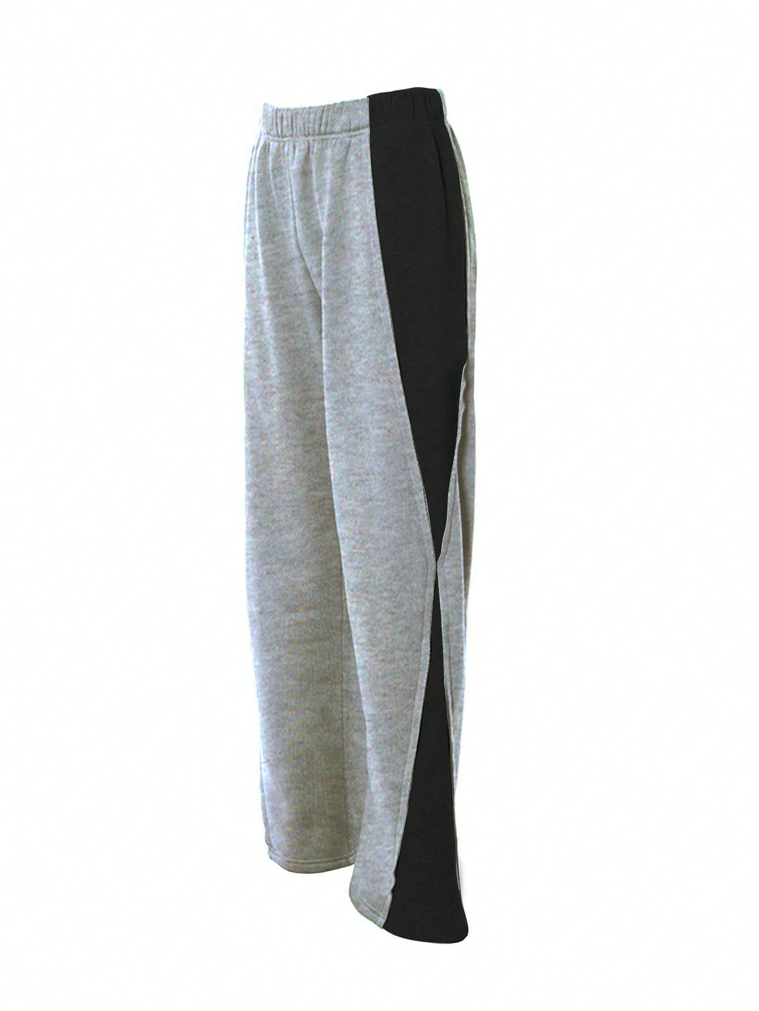 Damen Sportive Jogginghose mit seitlichem Schlitz und Kontrast-Einsatz Drune