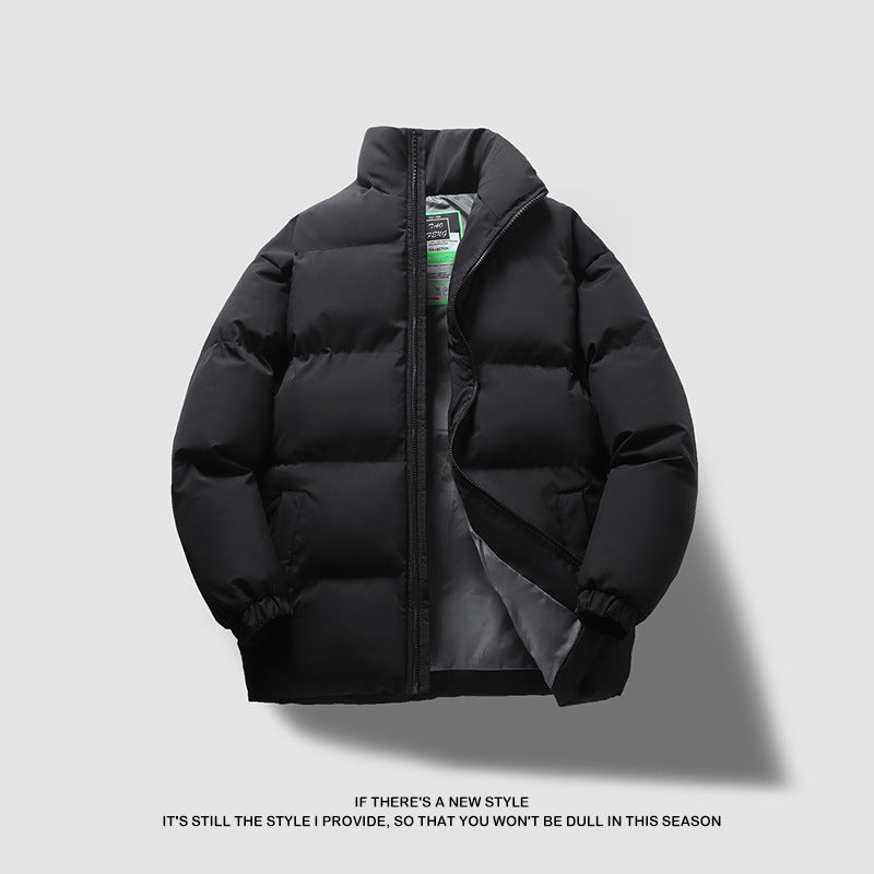 Unisex nan gesteppte Thermo-Steppjacke mit hohem Stehkragen und winddichter Isolationsfüllung Drune