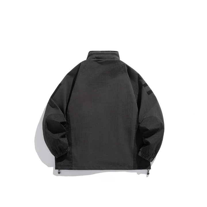 Herren Utility-Kapuzenparka mit verdeckten Reißverschlüssen und Multifunktions-Taschen Drune
