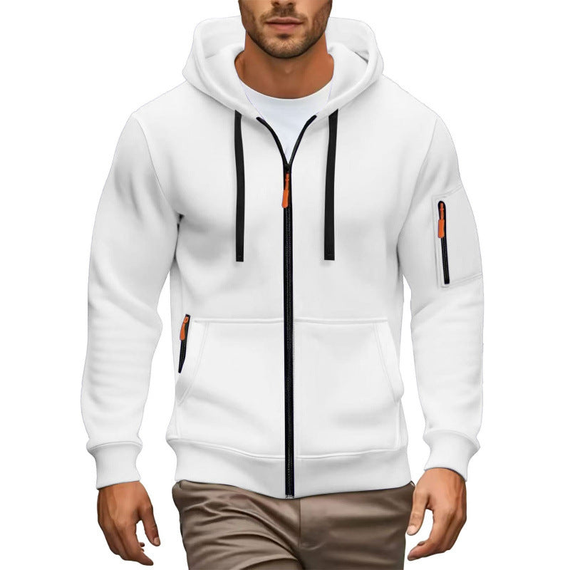 Herren Hochwertiger Zip-Hoodie Drune