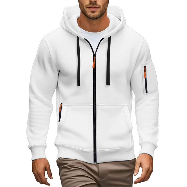 Herren Hochwertiger Zip-Hoodie Drune