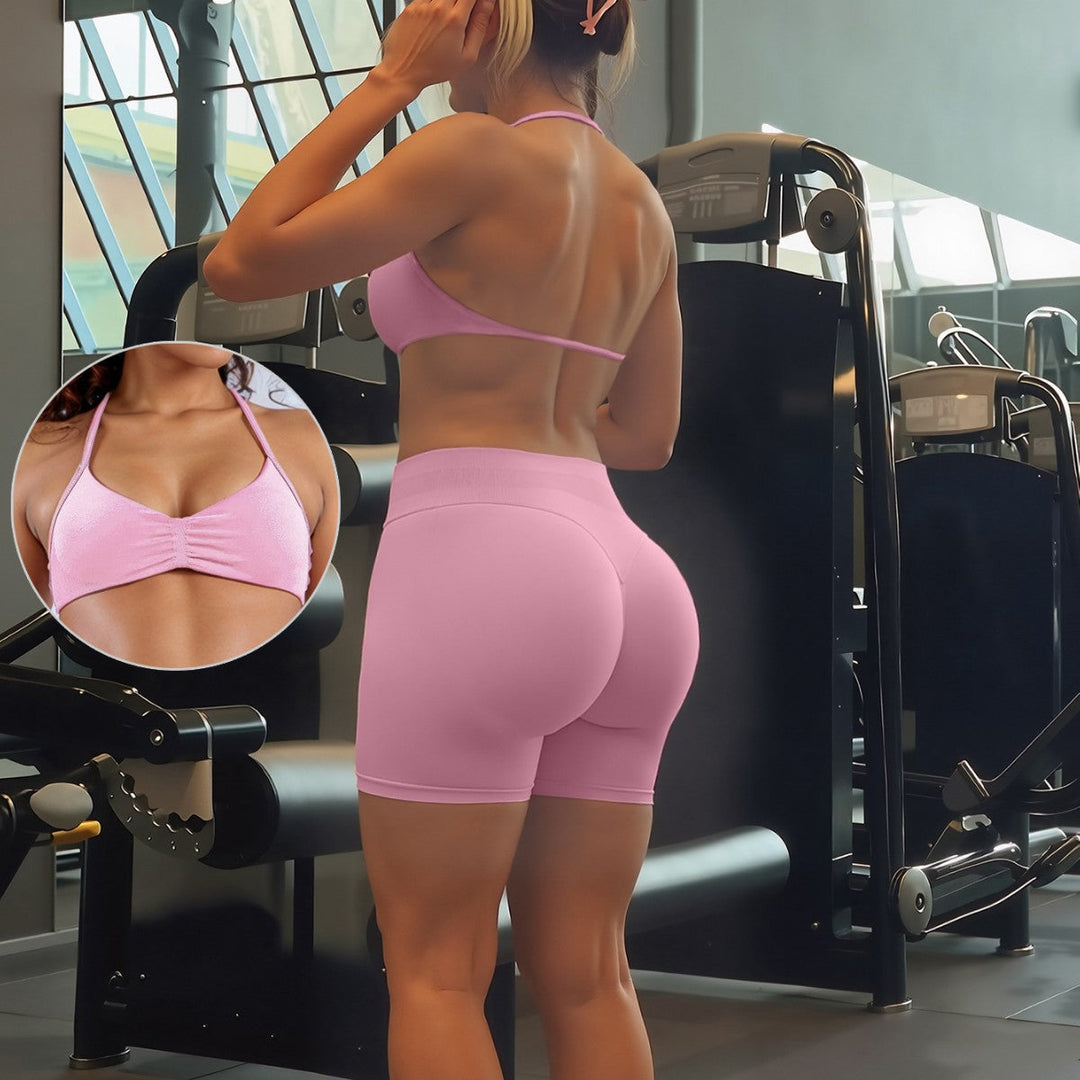 Damen Sportliches Bikini-Set mit hochelastischem Material und verstellbaren Trägern Drune