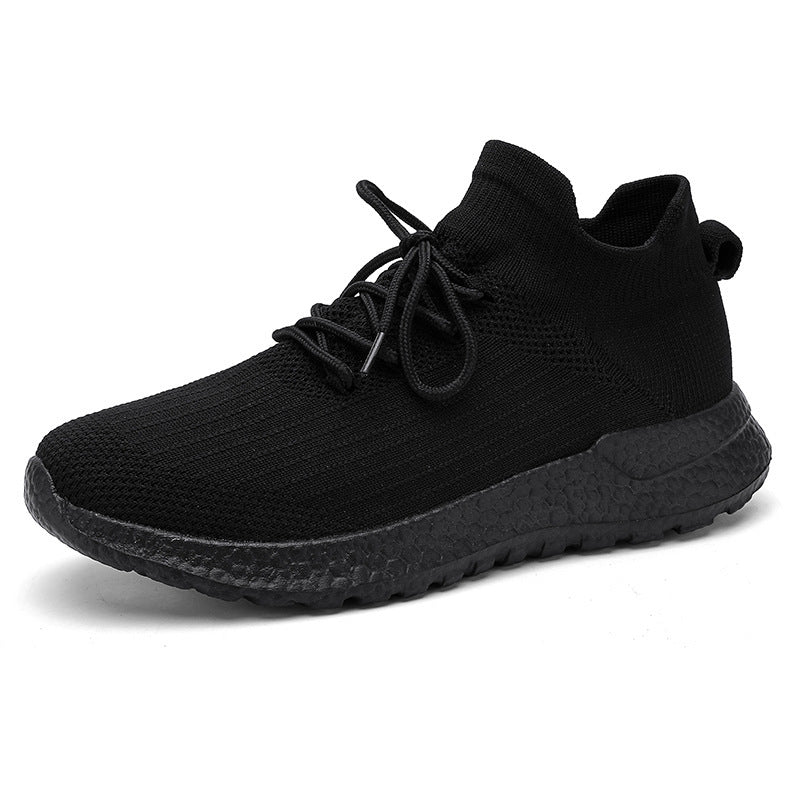Unisex nahtloser Strick‑Sock‑Sneaker mit gepolsterter Hohlkammer‑Zwischensohle und griffiger Wabensohle Drune
