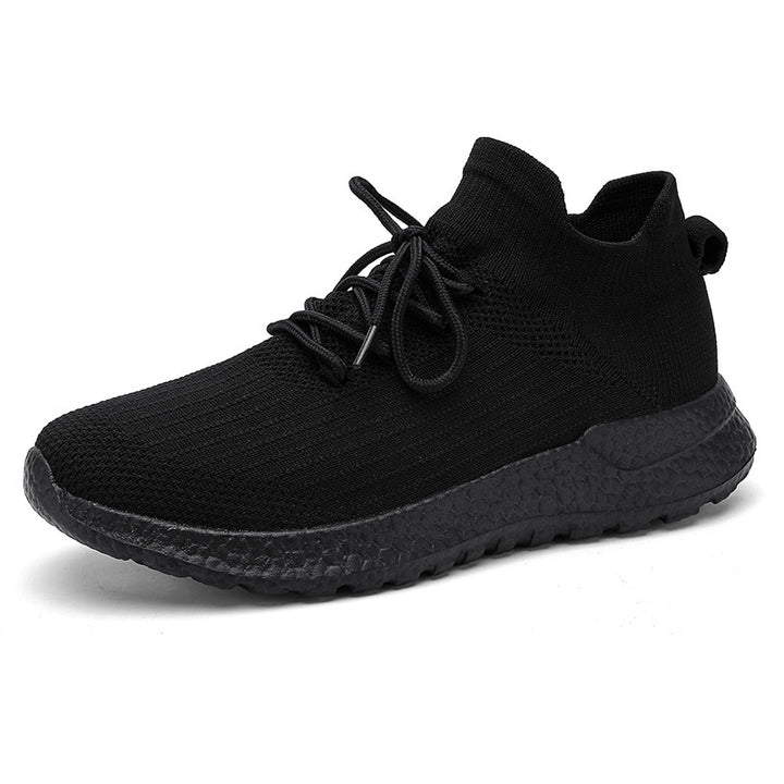 Unisex nahtloser Strick‑Sock‑Sneaker mit gepolsterter Hohlkammer‑Zwischensohle und griffiger Wabensohle Drune