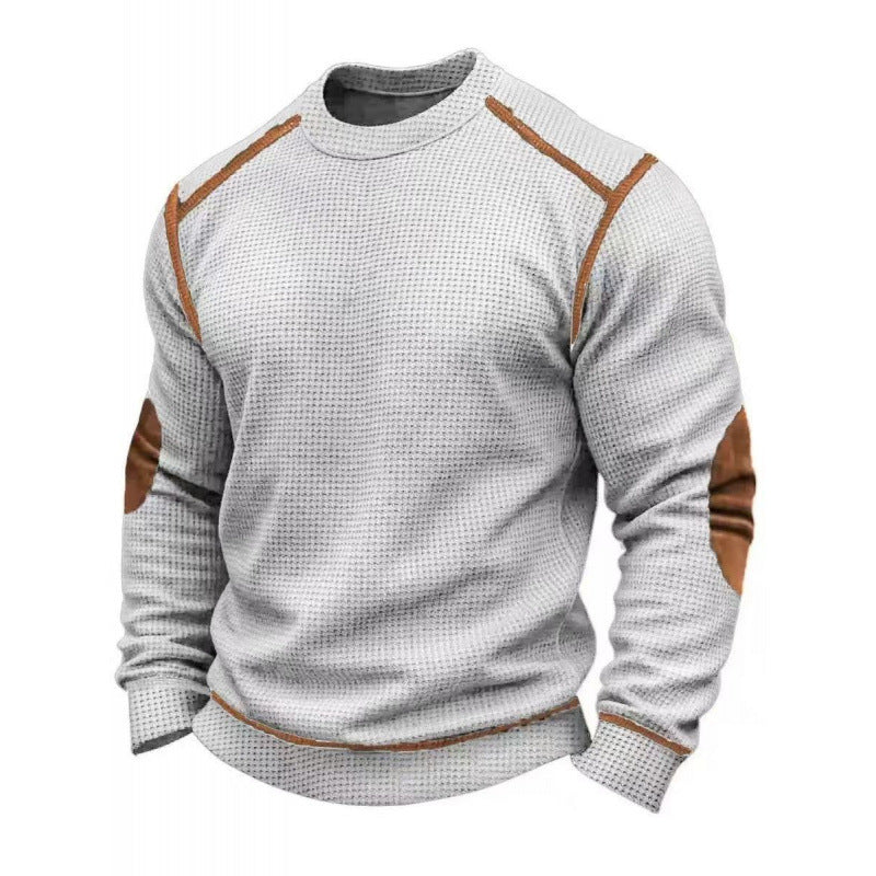 Herren Modischer Langarmpullover mit strukturiertem Design Drune