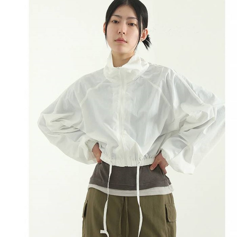 Damen leichte und atmungsaktive Windjacke Drune
