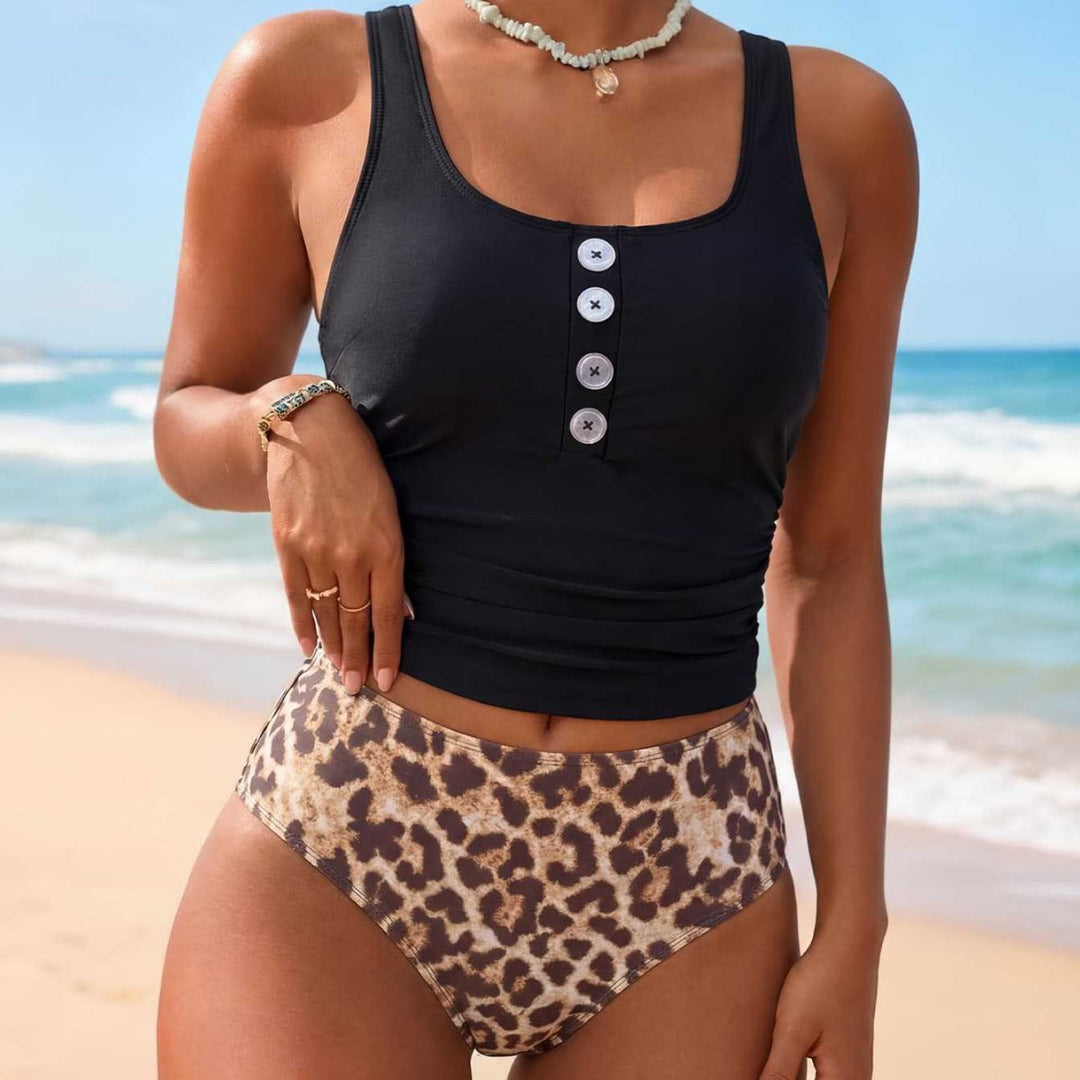 Damen Badeanzug mit floralem Design Drune