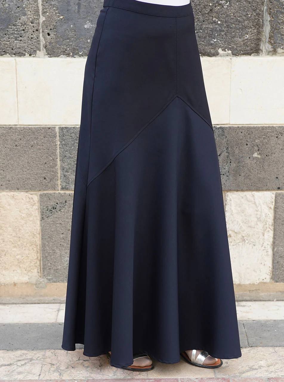 Damen Maxirock mit eleganter A-Linien-Silhouette Drune