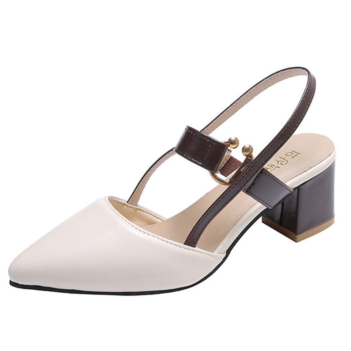 Damen Slingback-Pumps mit modischem Schmuckverschluss Drune
