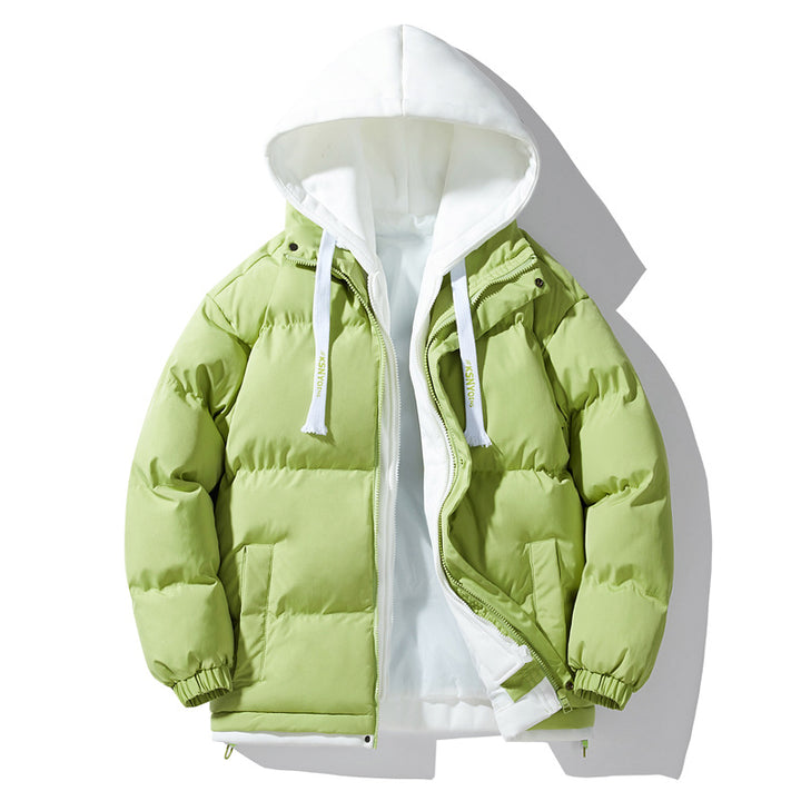 Herren Wattierte Steppjacke mit integriertem Kapuzen-Layer und winddichter Außenhülle Drune