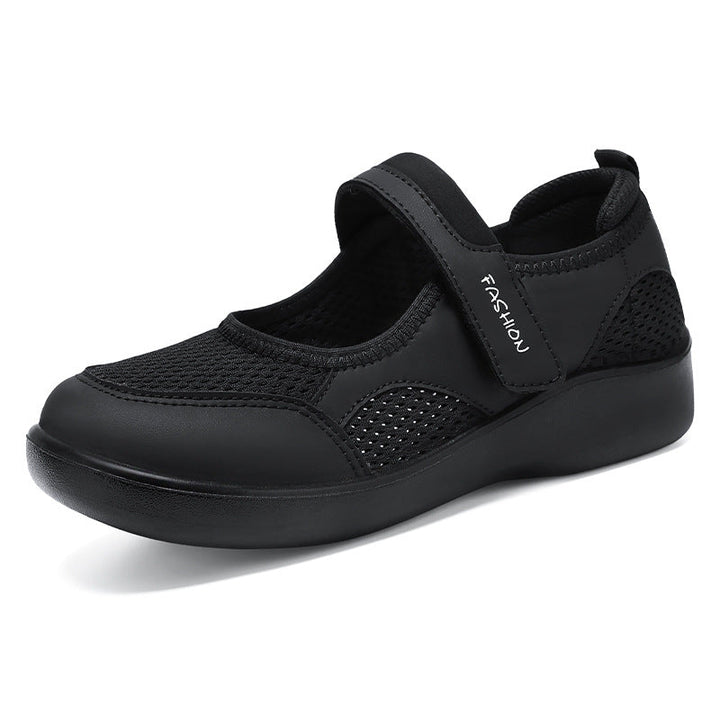 Damen Modische Sneaker mit Klettverschluss Drune