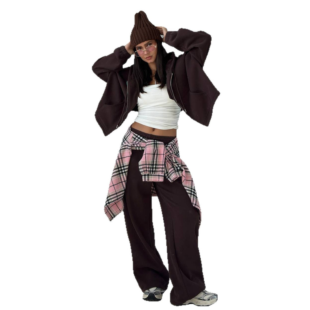 Damen Sportliches Lounge-Outfit mit weitem Schnitt Drune