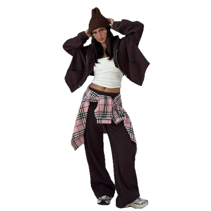Damen Sportliches Lounge-Outfit mit weitem Schnitt Drune