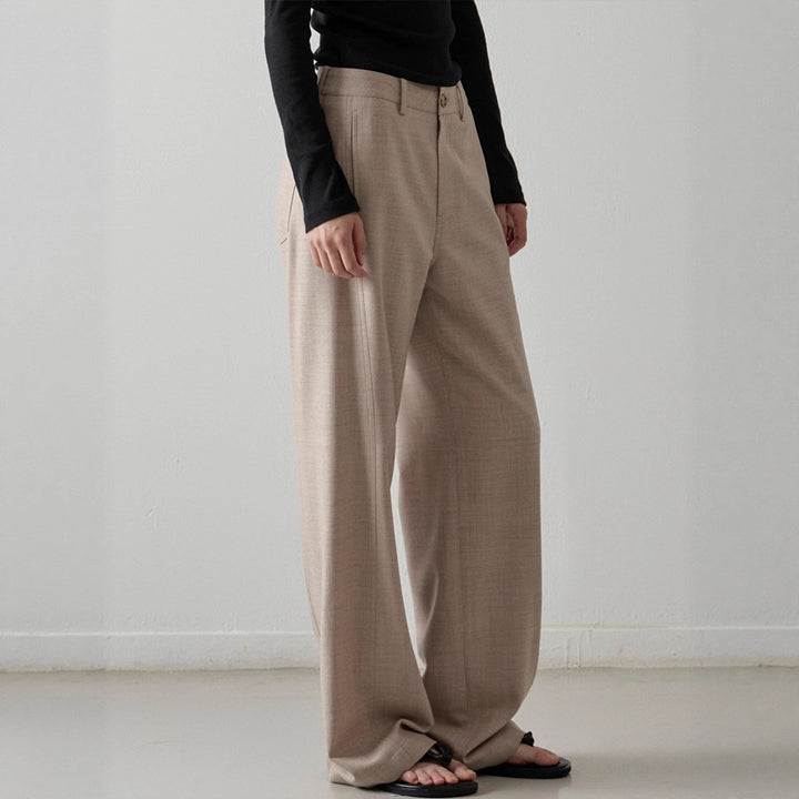 Damen elegante und weite Anzughose Drune