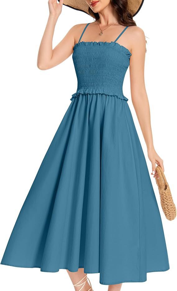 Damen Maxikleid mit geschnürtem Oberteil und fließendem Rock Drune