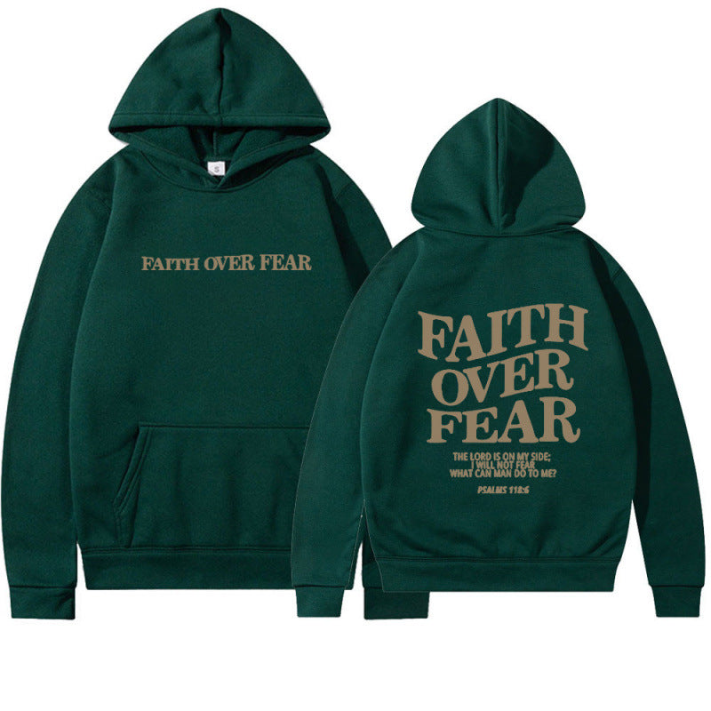 Damen Kapuzenpullover mit inspirierendem Schriftzug und hochwertiger Baumwolle Drune