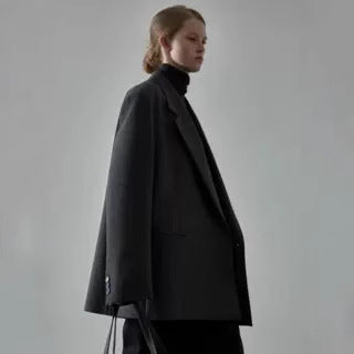 Damen Oversize-Blazer im klassischen Stil Drune