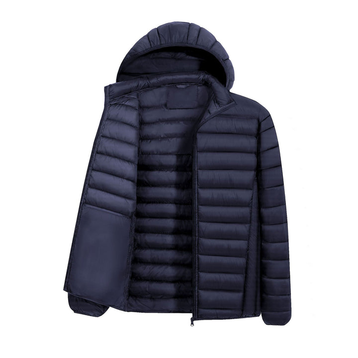 Herren Leichte Steppjacke mit Kapuze Drune