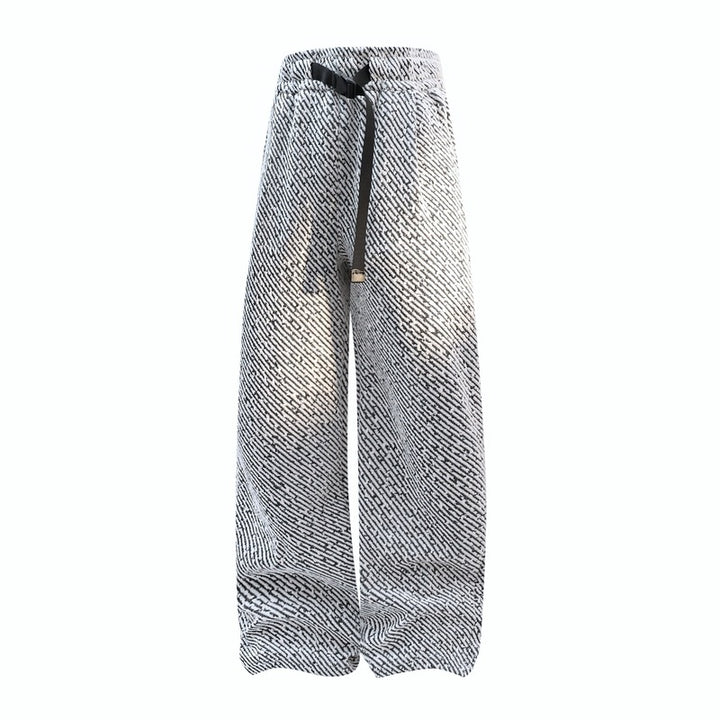 Damen weite Samt-Jogginghose mit elastischem Bund, Tunnelzug und lässiger Culotte-Passform Drune