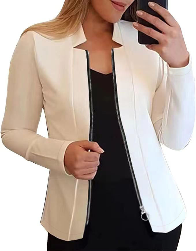 Damen Bikerjacke mit innovativem Schnitt und praktischen Reißverschlussdetails Drune