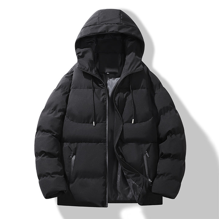 Herren Gepolsterte Steppkapuzenjacke mit Thermofüllung und winddichter Außenhaut Drune