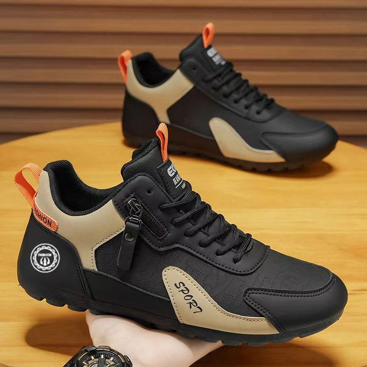Herren Sportliche Outdoor-Sneaker mit Reißverschluss-Detail und griffiger Trail-Sohle Drune
