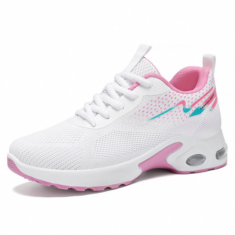 Damen Sportliche Luftpolster Sneakers mit atmungsaktivem Mesh-Obermaterial Drune