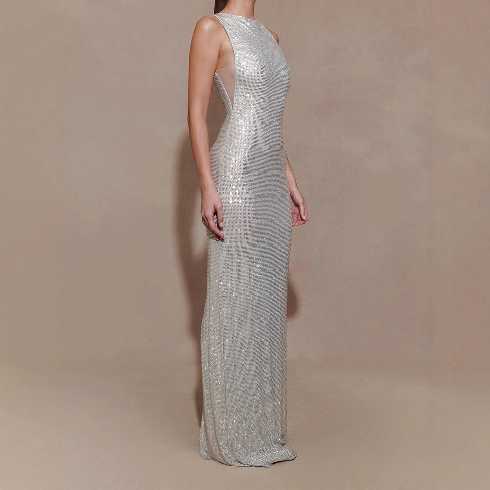 Damen Glitzerndes Abendkleid Drune