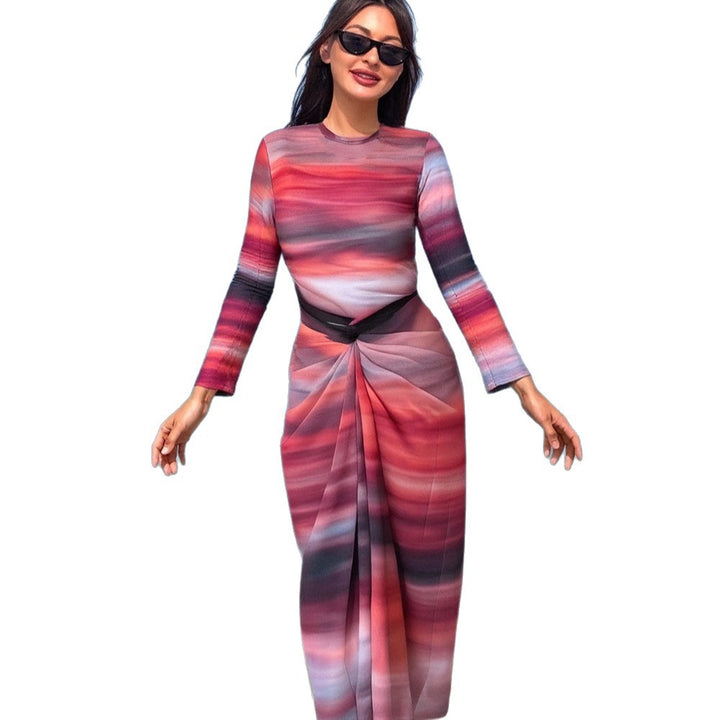 Damen eleganter Strandanzug mit Wickeloptik Drune