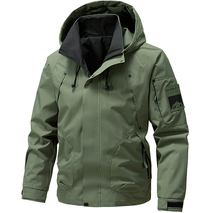 Herren Wetterfeste und Atmungsaktive Outdoor-Jacke Drune