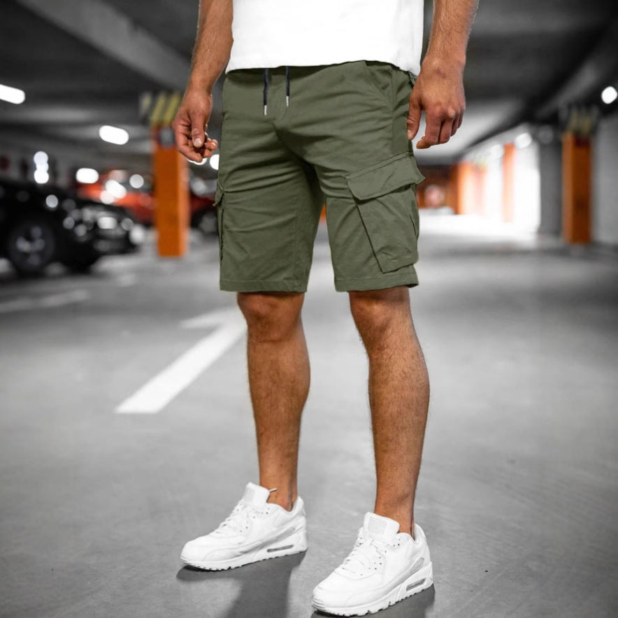 Herren multifunktionale Cargo-Shorts mit praktischen Seitentaschen Drune