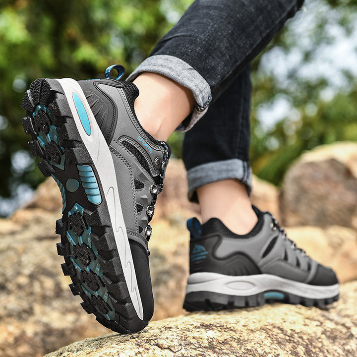 Damen Robuster Trekking‑Halbschuh mit verstärkter Zehenkappe, gepolstertem Schaft und griffiger Mehrzonen‑Trailsohle Drune