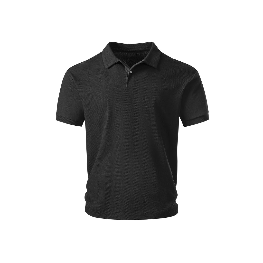 Herren Thermoregulierendes Piqué-Poloshirt mit feiner Struktur und Kurzarm Drune
