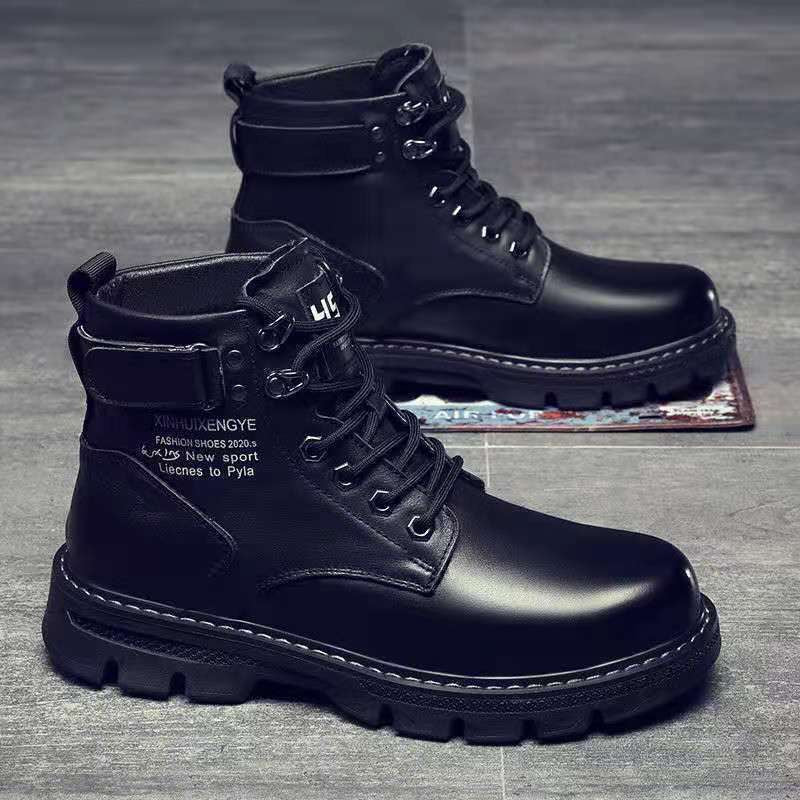Damen Robuste Lederstiefel mit rutschfester Sohle und stylishen Details Drune