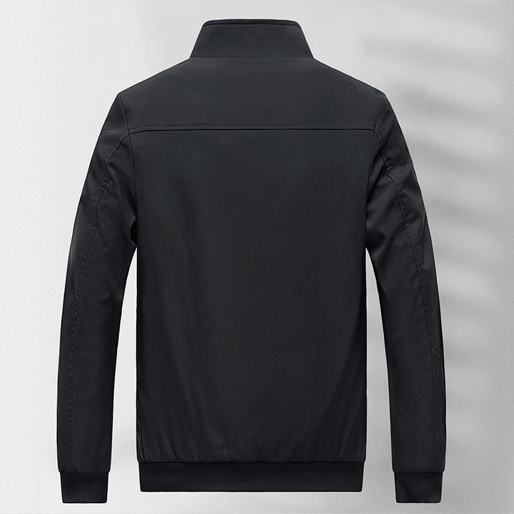 Herren Leichter wind- und wasserabweisender Stehkragen-Blouson mit Thermo-Innenfutter und Reißverschlusstaschen Drune