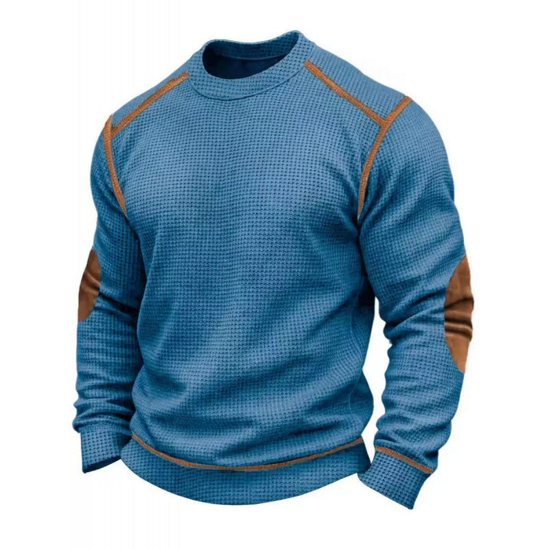 Herren Modischer Langarmpullover mit strukturiertem Design Drune