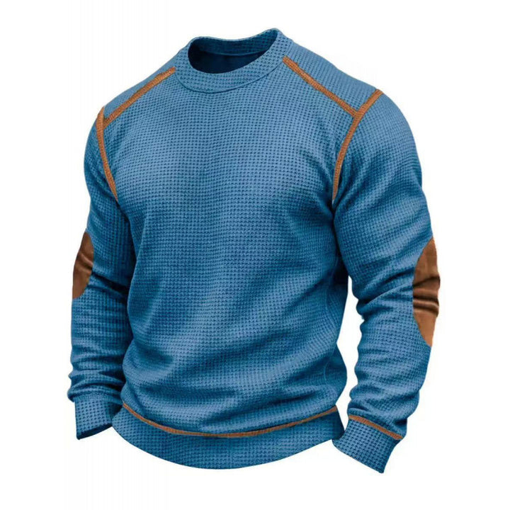 Herren Modischer Langarmpullover mit strukturiertem Design Drune