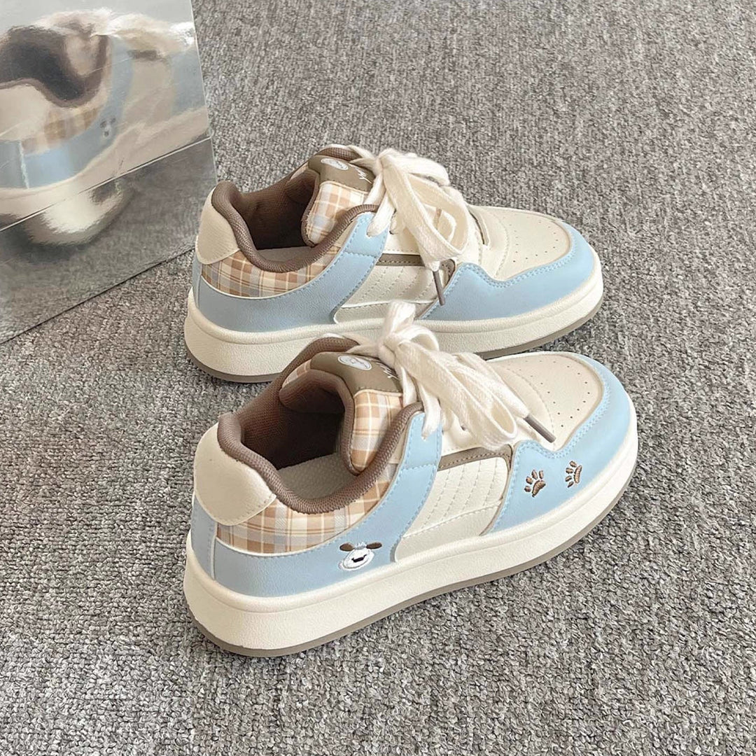 Damen Sneakers im verspielten Design mit dekorativen Bärenmotiven und komfortabler Sohle Drune