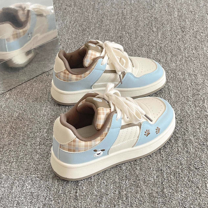 Damen Sneakers im verspielten Design mit dekorativen Bärenmotiven und komfortabler Sohle Drune