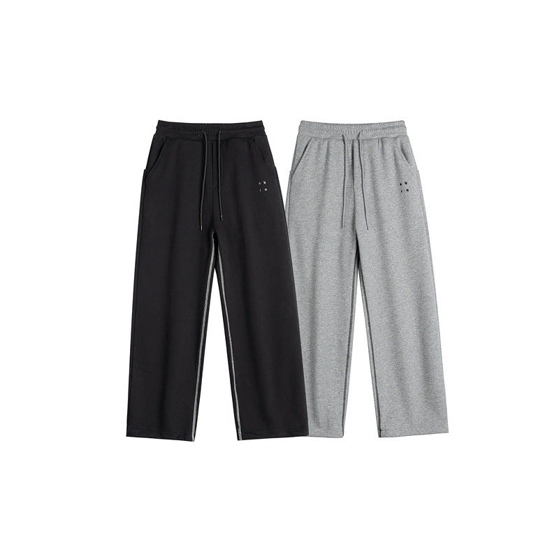 Damen Sweathose mit weitem Bein, elastischem Bund und Tunnelzug Drune