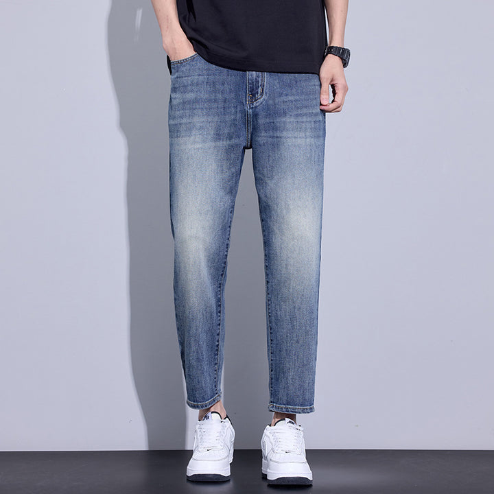 Herren Bequeme Relaxed Fit Jeans Drune