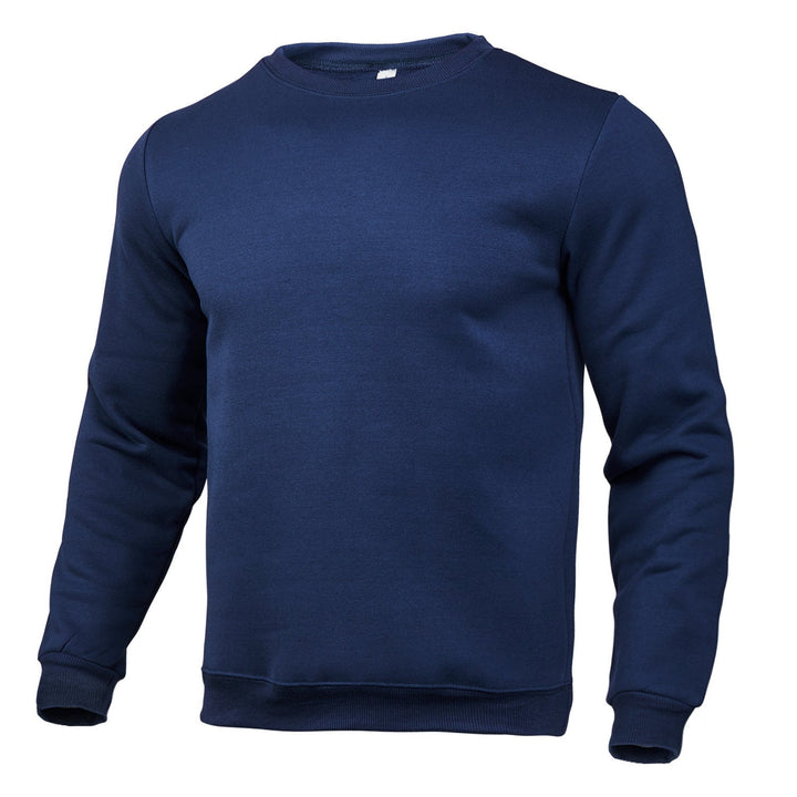 Herren Komfortabler Rundhals-Pullover aus hochwertigem Baumwollmix Drune